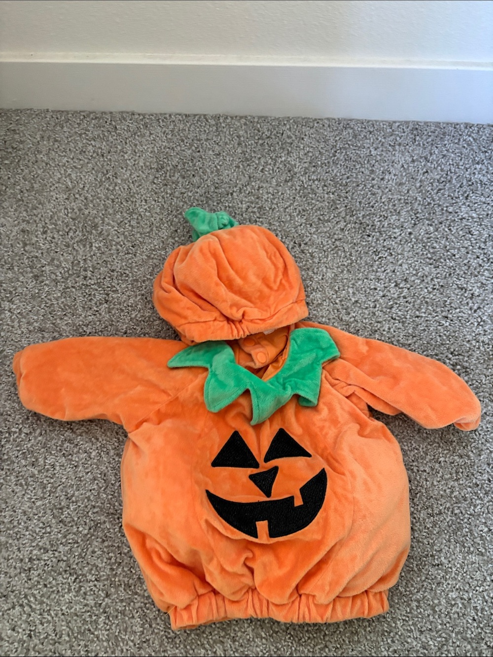 Orange Pumpkin Baby Costume